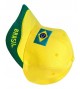 Boné Amarelo e Verde Bandeira do Brasil Tamanho Único